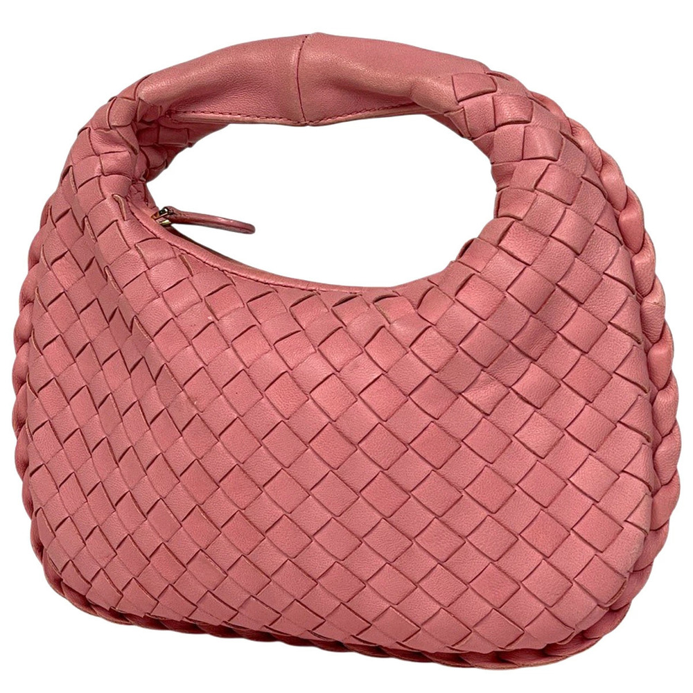 Bottega Veneta Intrecciato nappa leather hobo bag woven Handbag Pink